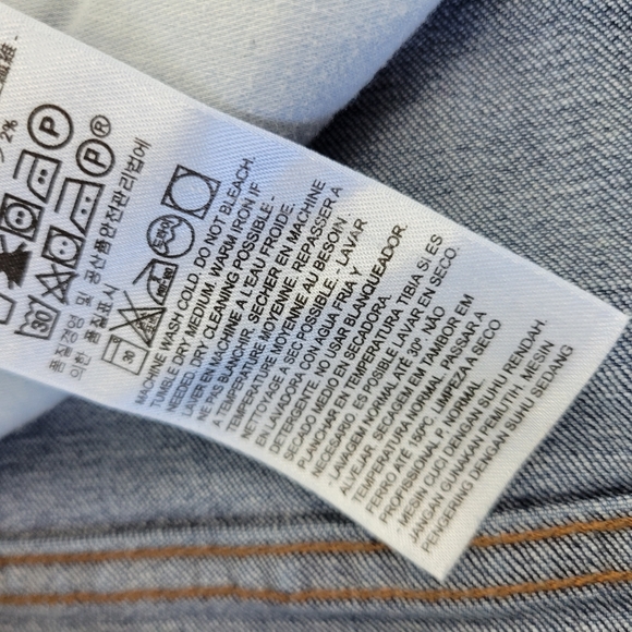 Levi's Jean Shorts Sz 18w - Picture 3 of 10